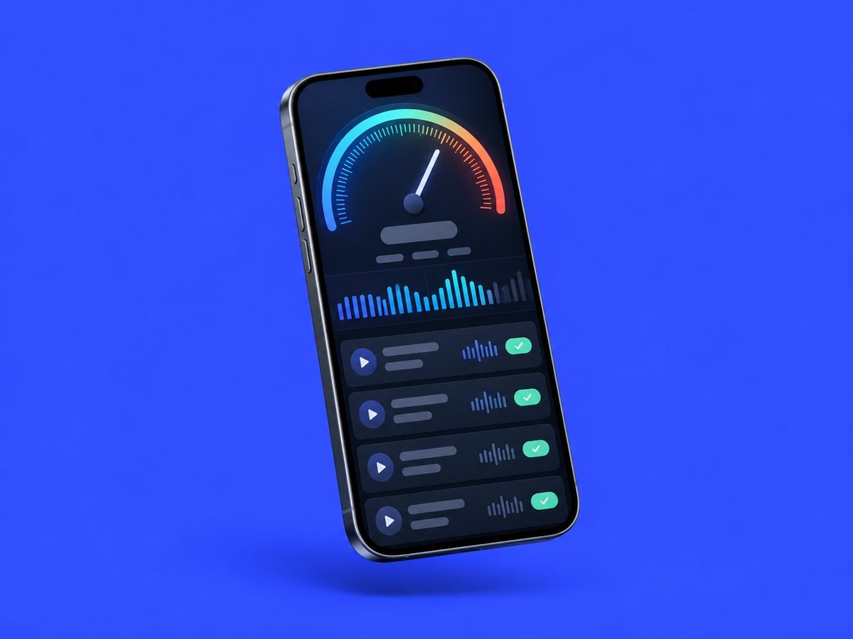 Noise Reporter shown on a phone
